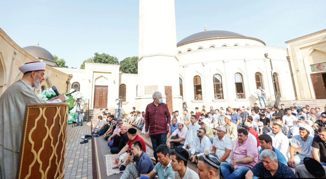 نشاط الإدارة الدينية لمسلمي أوكرانيا يوم عيد الأضحى المبارك