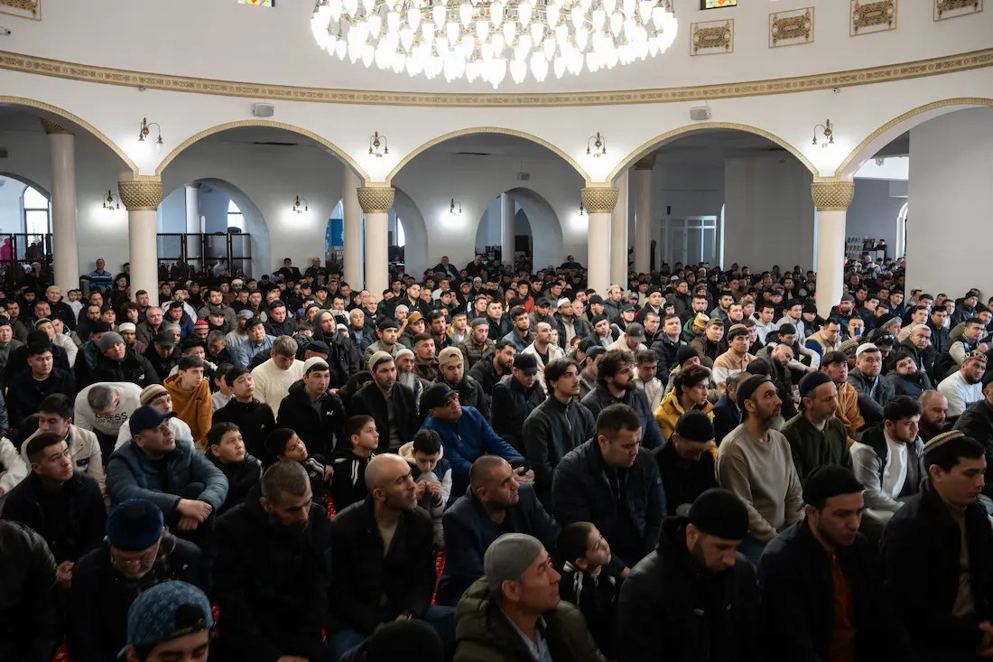20.03.2026 в Киевской соборной мечети «ар-Рахма» провели праздничный намаз