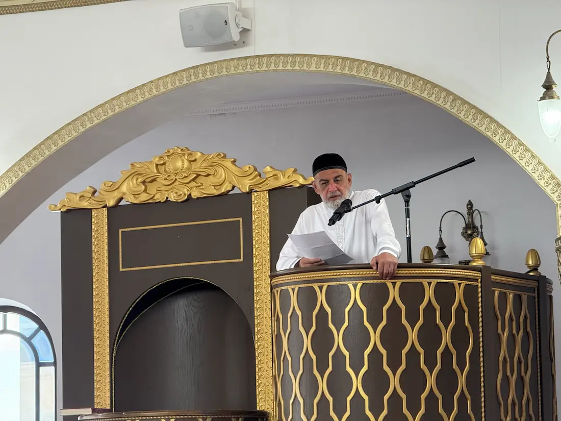 Верховный Муфтий Украины шейх Ахмед Тамим провел проповедь Джуму‘аh