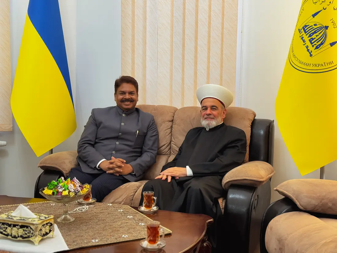 10 вересня 2026 року Духовне управління мусульман України відвідав з візитом ввічливості новопризначений Посол Республіки Індія в Україні Анжані Кумара